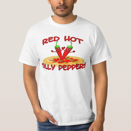 Red Hot Gekke Peppers Tee Shirt (Voorkant)