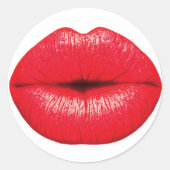 Red Hot lips kss stickers (Voorkant)