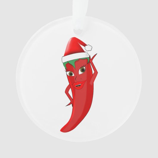 Red Hot Pepper Diva Avec Casquette Santas (devant)