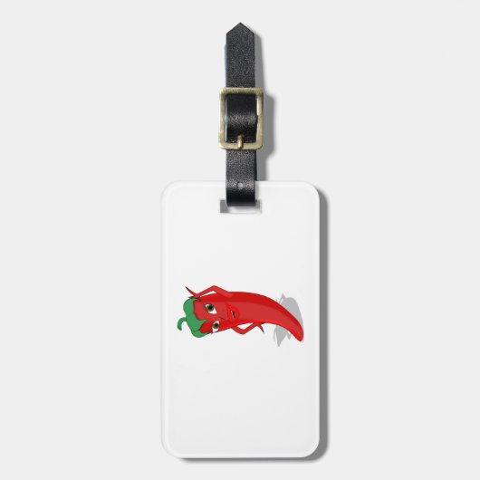 Red Hot Pepper Diva Bagagelabel (Voorkant verticaal)