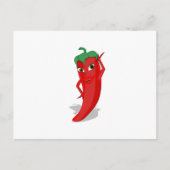 Red Hot Pepper Diva Briefkaart (Voorkant)