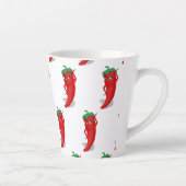 Red Hot Pepper Diva Classic Latte Mok (Rechts)