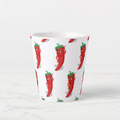 Red Hot Pepper Diva Classic Latte Mok (Voorkant)