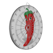 Red Hot Pepper Diva Dartbord (Voorkant Links)