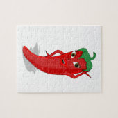 Red Hot Pepper Diva Legpuzzel (Horizontaal)