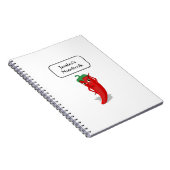 Red Hot Pepper Diva Notitieboek (Rechterzijde)