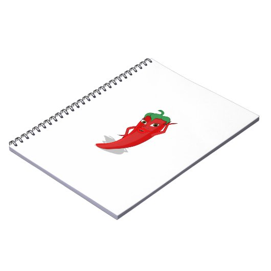 Red Hot Pepper Diva Notitieboek (Linkerzijde)