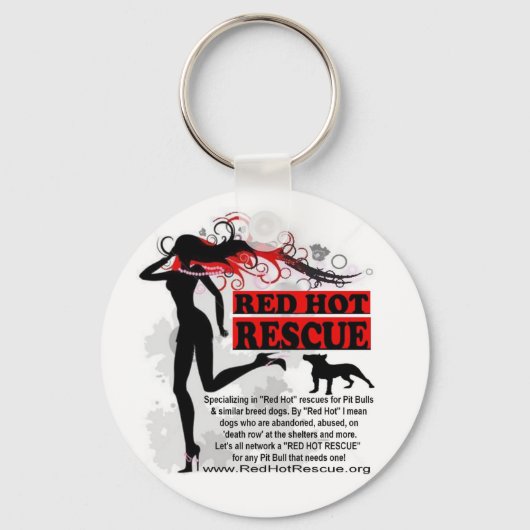 Red Hot Rescue Sleutelhanger (Voorkant)