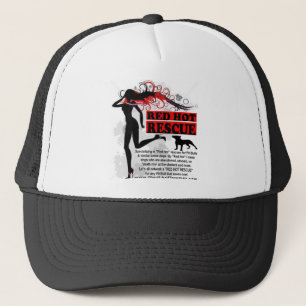 Red Hot Rescue Trucker Hat Trucker Pet