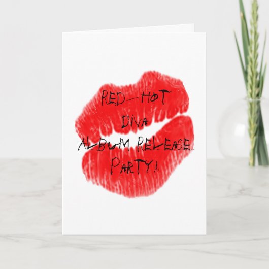 Red Hot Rock Diva Lips V (Voorkant)