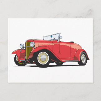 Red Hot Rod Briefkaart