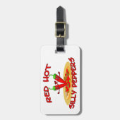 Red Hot Silly Peppers Bagagelabel (Voorkant verticaal)