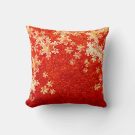Red Hot Snowflakes Kussen