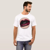 Red Hot Sparking Kissable Lips T-shirt (Voorkant volledig)