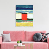 Red House, 1932 Canvas Afdruk (Insitu (Woonkamer))