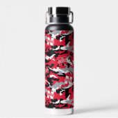 Red Huskers Camo Thor Copper Infused Waterfles (Achterkant)