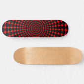 Red Hypno Skateboard (Horizontaal)