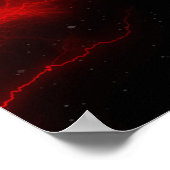 Red Imploding Supernova Poster (Hoek)