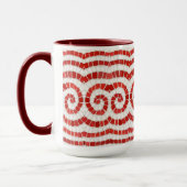 RED IONIC MOZAÏEK Tall Maroon Combo Mok (Links)