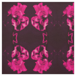 Red Iris Fabric Stof