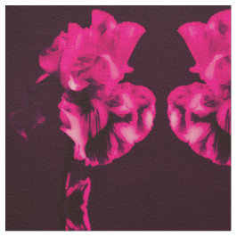 Red Iris Fabric Stof