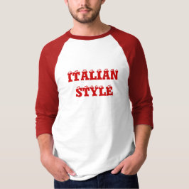 Red ITALIAN STYLE T-Shirt