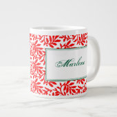 Red Ivy Personalized Mug Extra Grote Mok (Voorkant rechts)