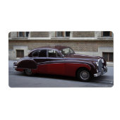 Red Jaguar Mark IX Etiket (Voorkant)