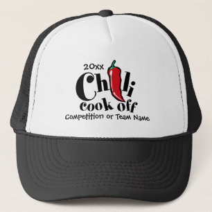 Red Jalapeno Chili Cook off Trucker Pet