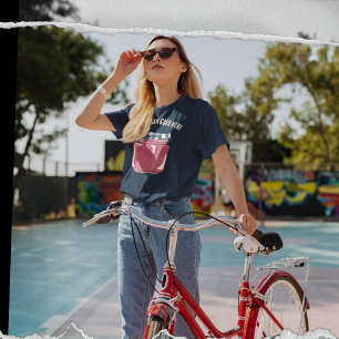 Red Jam of Jelly Jar Custom Bericht Grafisch T-shirt