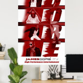 RED James Dore' Poster White achtergrond (Thuiskantoor)