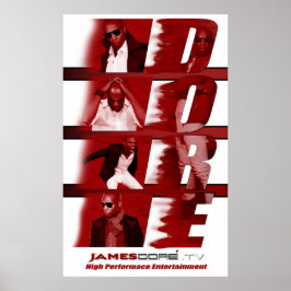 RED James Dore' Poster White achtergrond