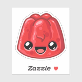Red Jelly - Happy Jump Sticker