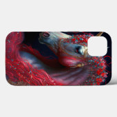 Red Jeweled Unicorn Fantasy Art Case-Mate iPhone Case (Achterkant (horizontaal))