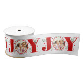 Red Joy met kerstfoto's met bessen Lint (Spoel)