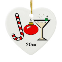 Red Joy of Kerstmis Keepomwille Ornament