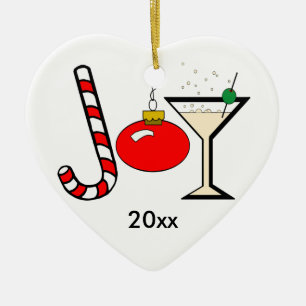 Red Joy of Kerstmis Keepomwille Ornament