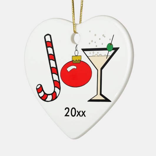 Red Joy of Kerstmis Keepomwille Ornament (Links)