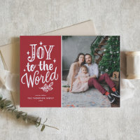 Red Joy to world Kerstcarol Foto