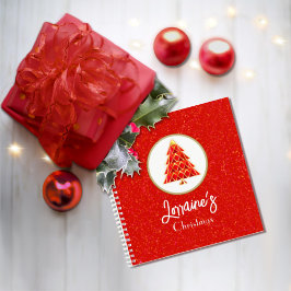 Red Joyoux Noel Spiral Notitieboek