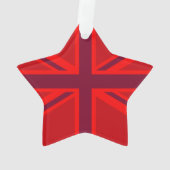 Red Keep Calm Have Your Text on Union Jack Flag (dos)