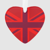 Red Keep Calm Have Your Text on Union Jack Flag (dos)