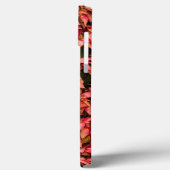 Red kerst Poinsettia Case-Mate iPhone Case (Achterkant / Links)