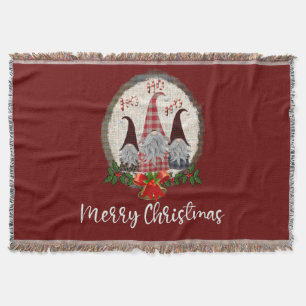 Red Kerstgnomen Trendy Elves Deken