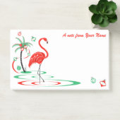 Red Kerstmis Flamingo Baubles Tekst groot Post-it® Notes (Kantoor)