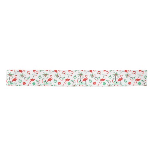 Red Kerstmis Flamingo Multi-lint Lint (Voorkant)