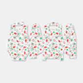 Red Kerstmis Flamingo Multi-profitdraagtas Bedankdoosjes (Uitgevouwen)