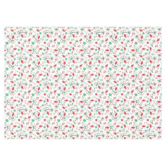 Red Kerstmis Flamingo Multi tablecloth Tafelkleed (Voorkant (Horizontaal))