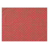Red Kerstnit DesignTable Cloth Tafelkleed (Voorkant (Horizontaal))