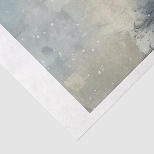 Red Kersttruck Tissuepapier (Detail)